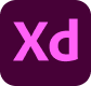 xd "Adobe Xd" logo is displayed in a purple square with "Xd" in pink inside.